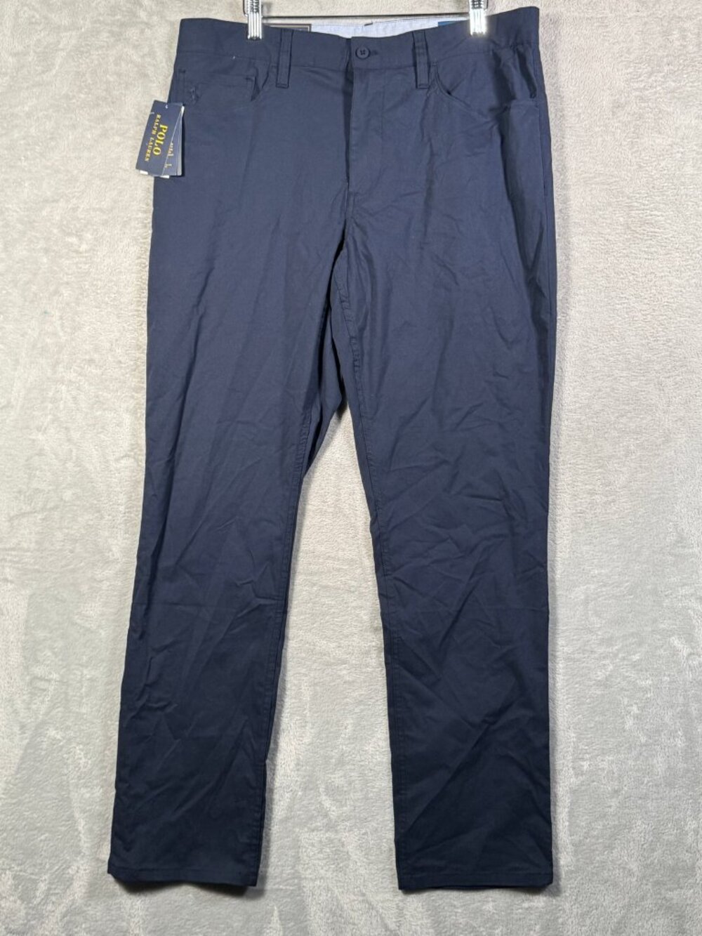 Polo Ralph Lauren Pants Mens 34x32 Navy Norwich Stretch Active Fit 5 Pocket $145